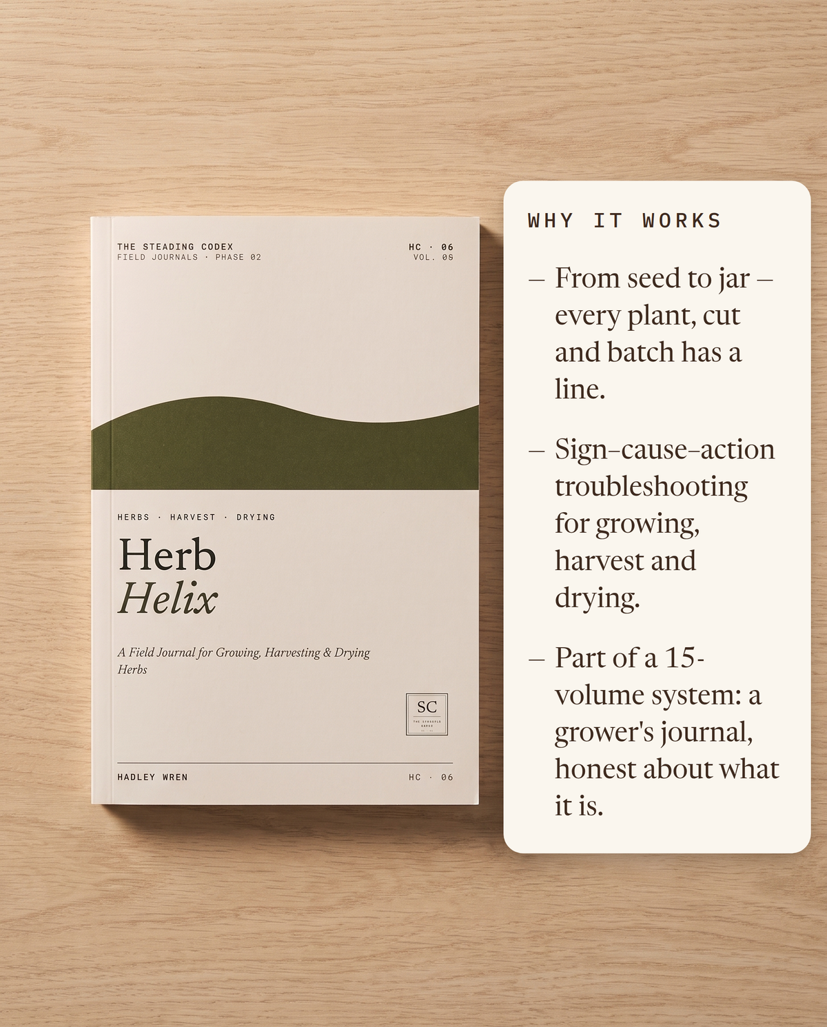 Why it works — seed to jar records, troubleshooting, part of a 15-volume system