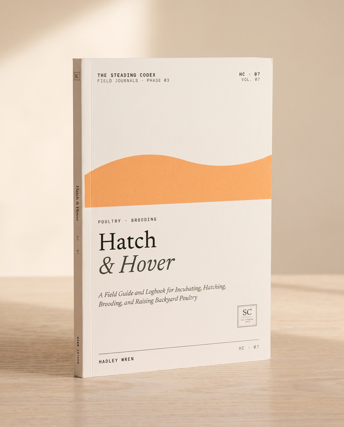 Hatch & Hover — 3D cover render, part of the Phase 03 · Raise the Flock set