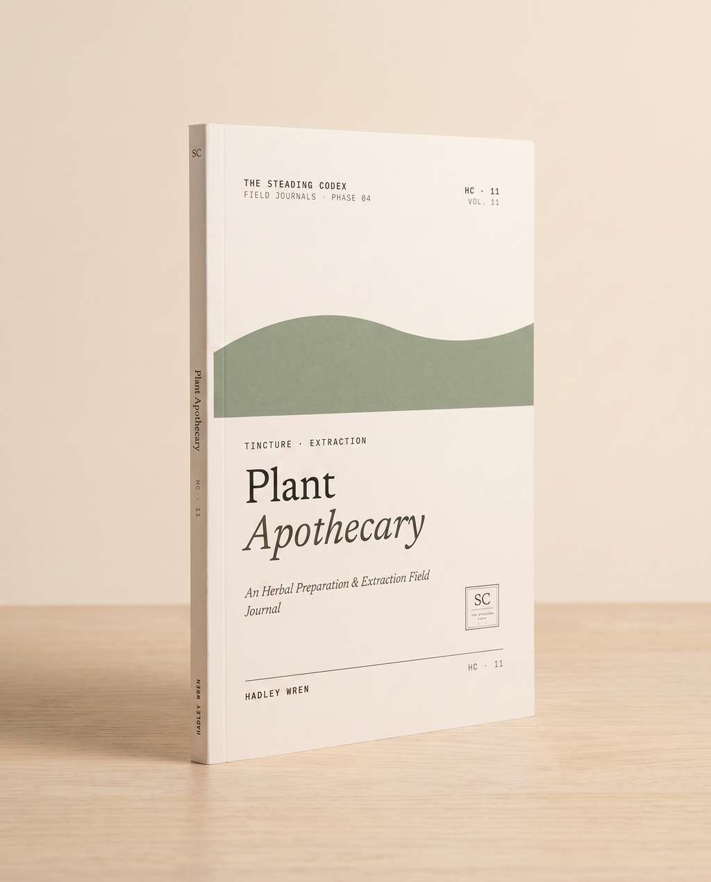 Plant Apothecary — 3D cover render, part of the Phase 04 · Process the Harvest set