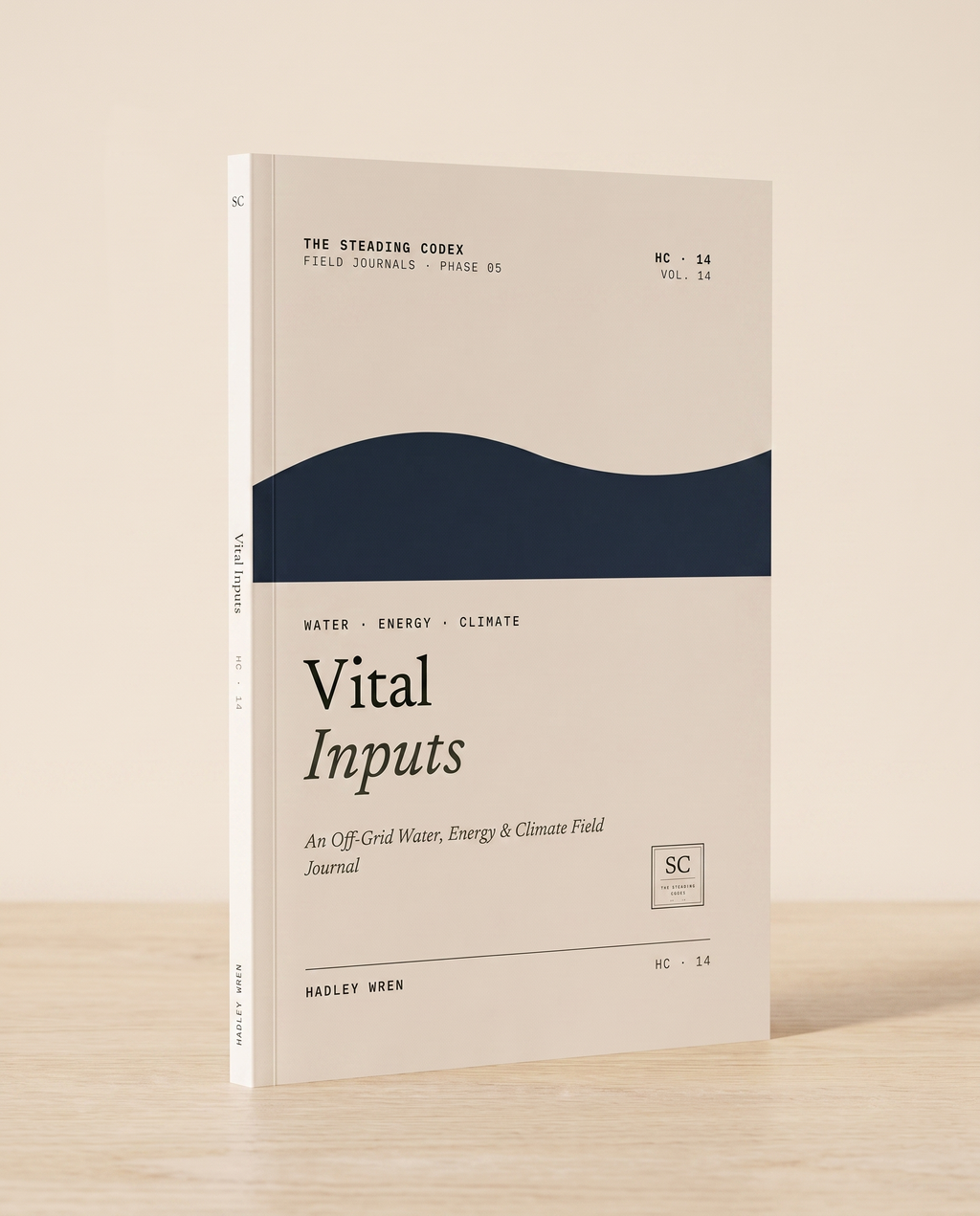 Vital Inputs — 3D cover render, part of the Phase 05 · Steward the Loop set