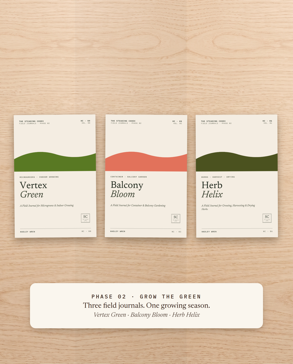 Phase 02 Grow the Green — Vertex Green, Balcony Bloom and Herb Helix